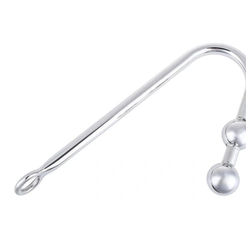 Anal Pleasurable Hook Steel Two Stainless Balls 4417 1223